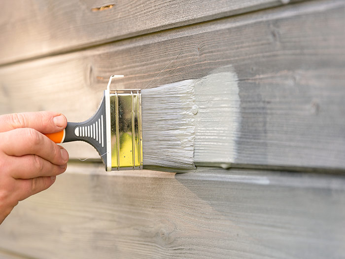 painting wood white