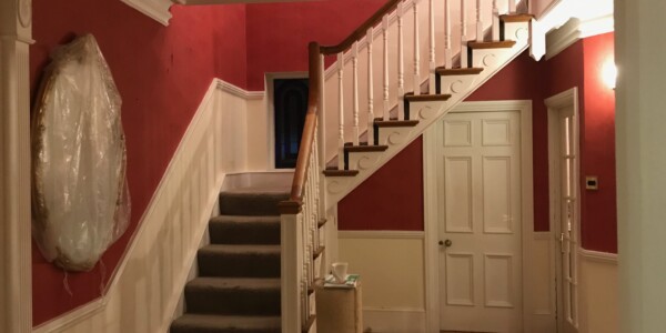 Before 1 bending staircase