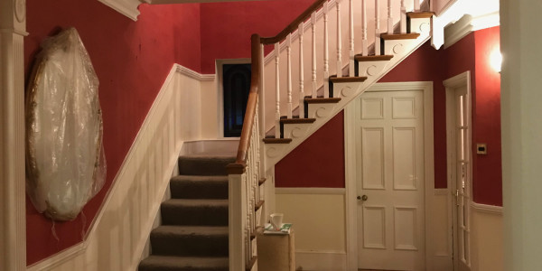 Before 1 bending staircase