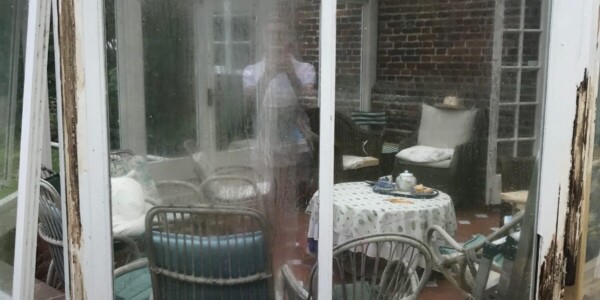 stained conservatory window