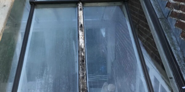 roof light frame paint stripped